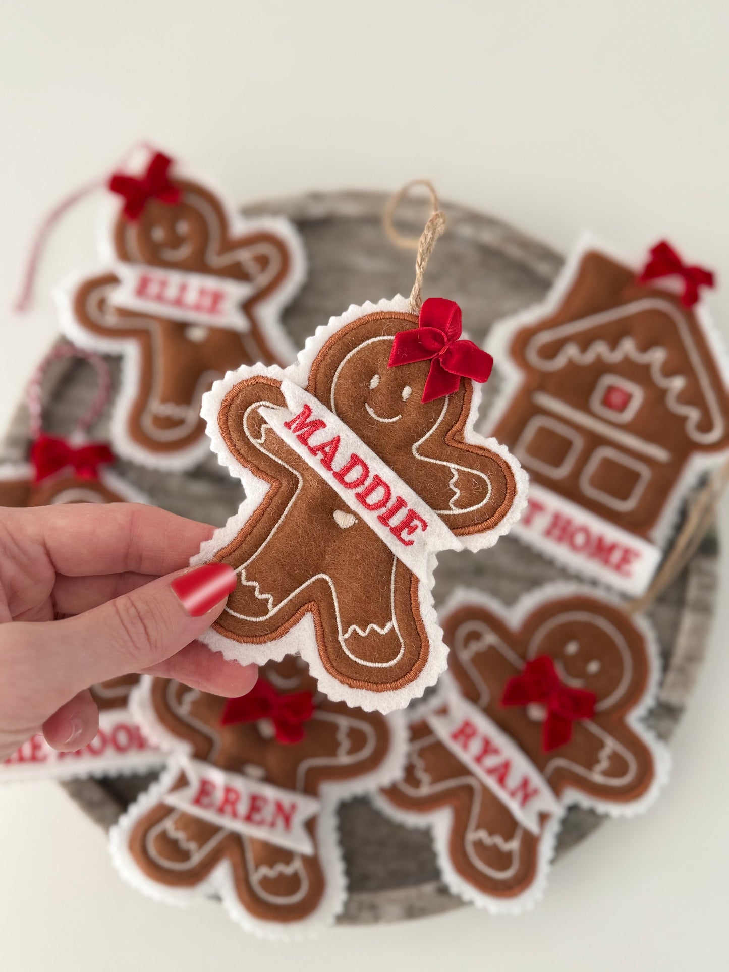Personalized Gingerbread Ornaments