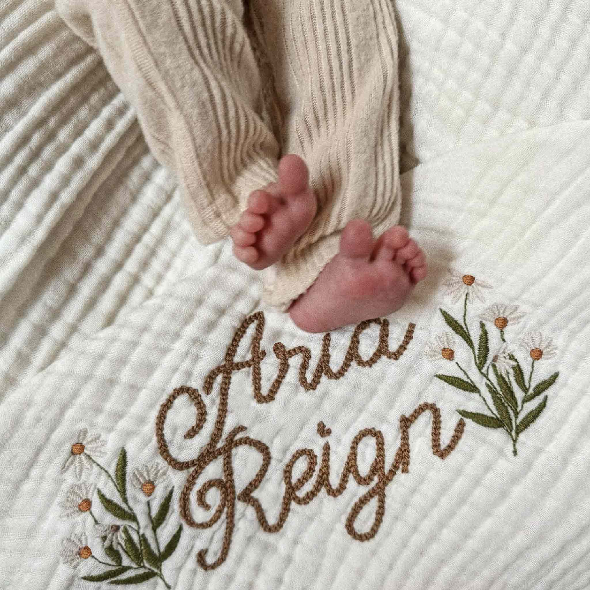 Daisy Baby Blanket - Main Image