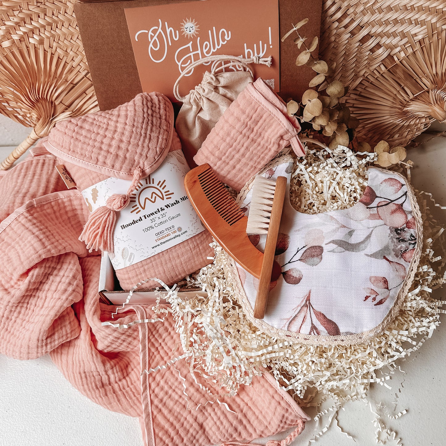 Muslin Hooded Towel Gift Set