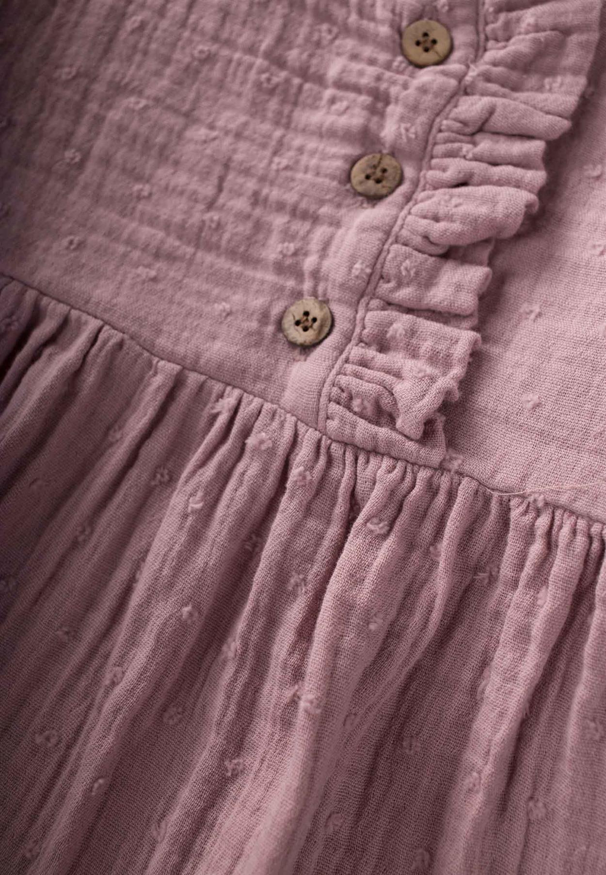 Lilac Muslin Dress