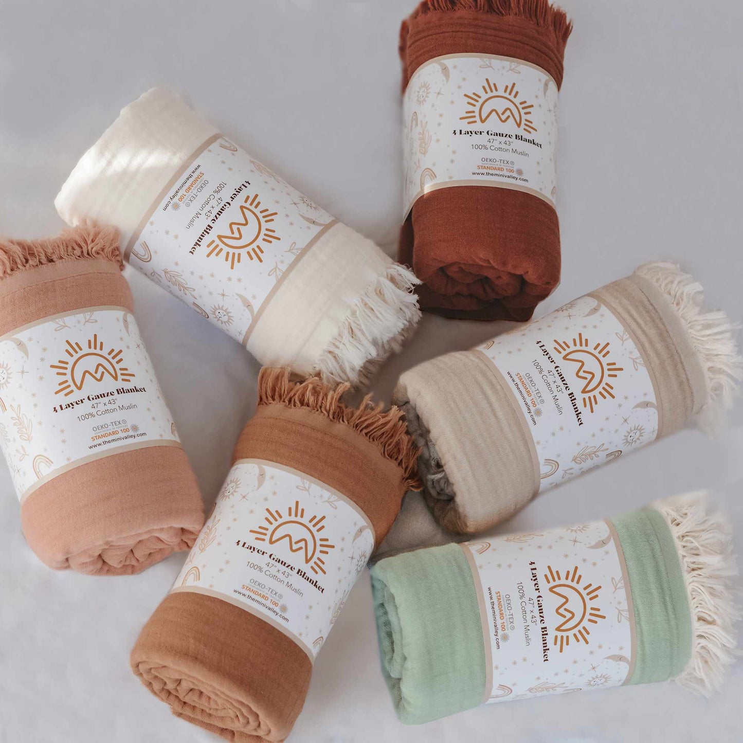 Brown Double Gauze Blanket