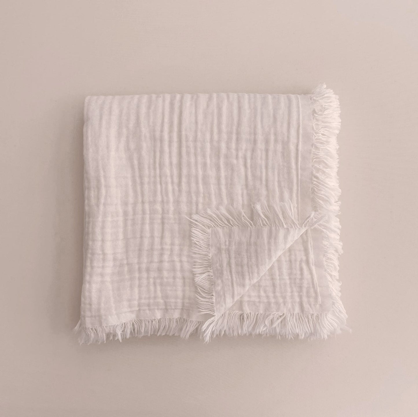 Ivory Double Gauze Blanket