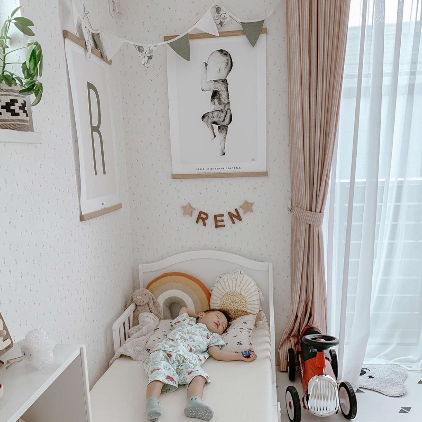 Off White Muslin MINI Crib Sheet