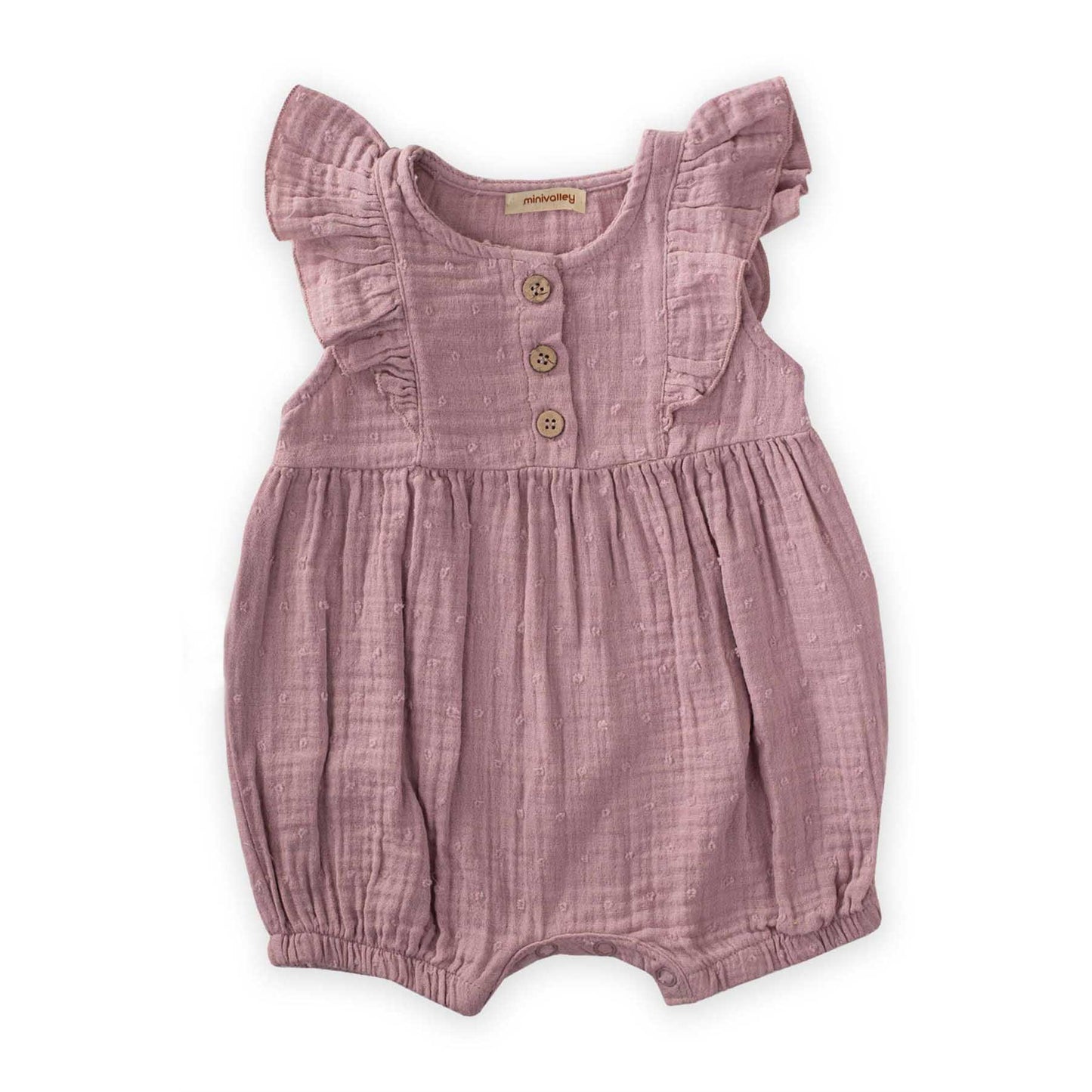 Pointelle Muslin Romper