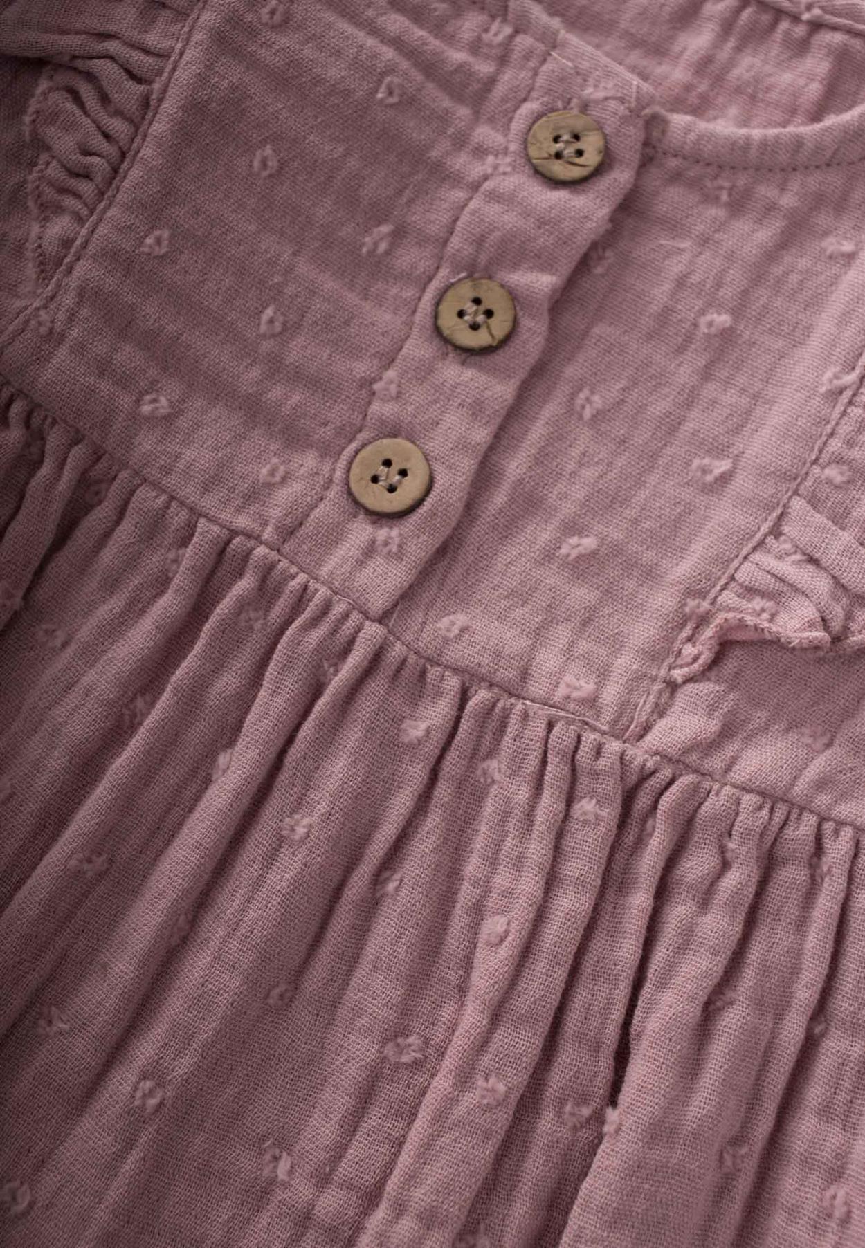 Pointelle Muslin Romper