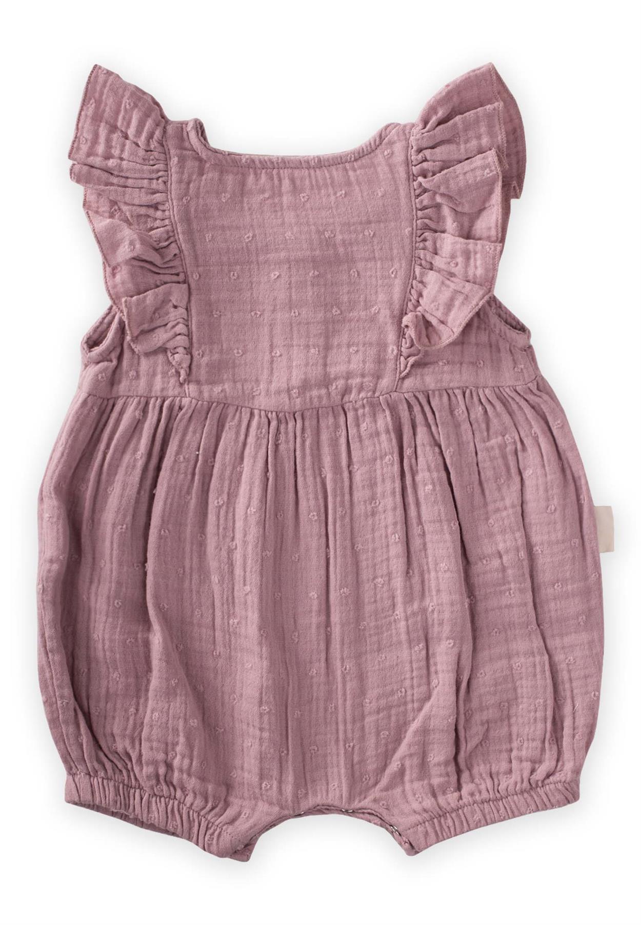 Pointelle Muslin Romper