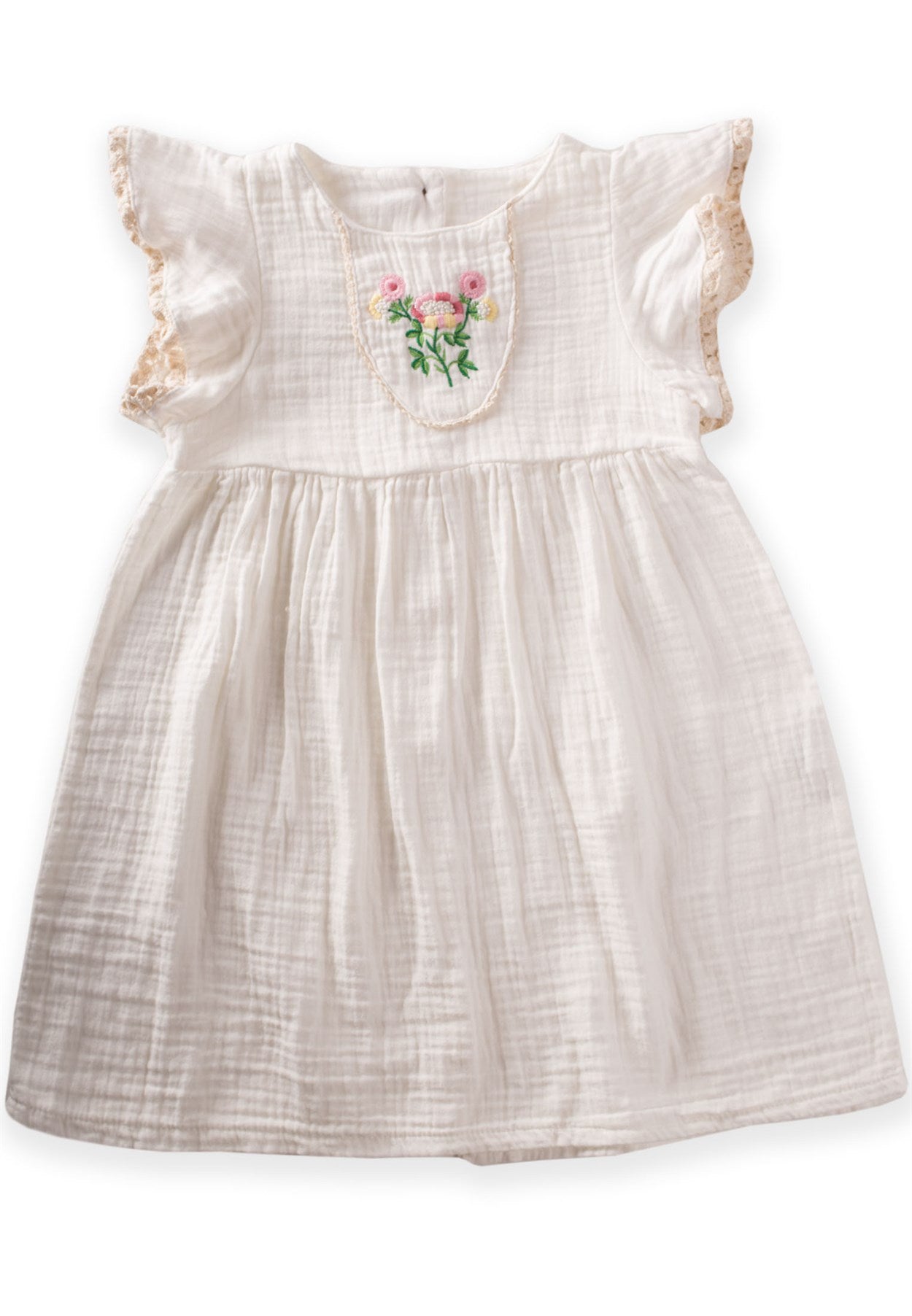 Blush Muslin Dress