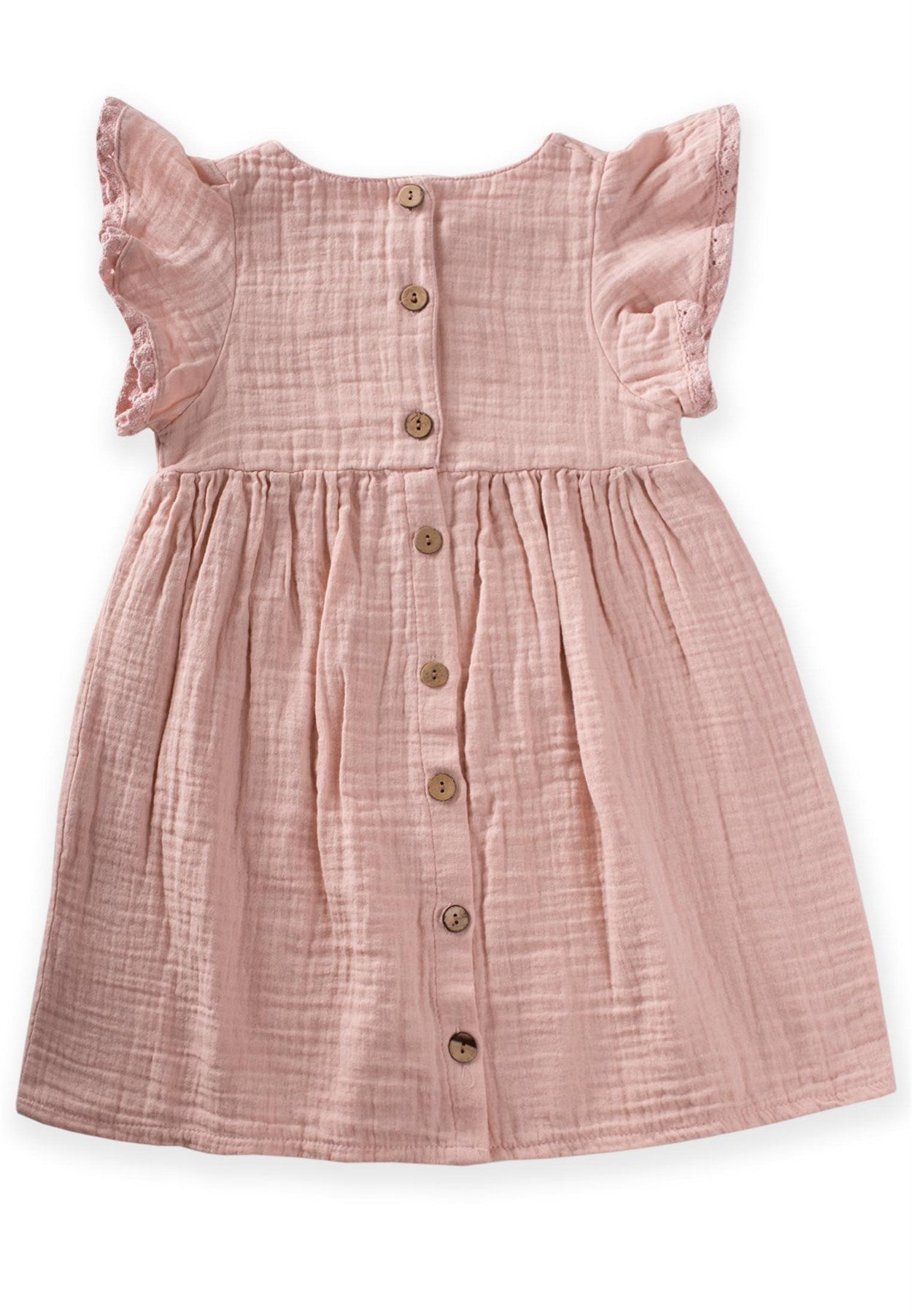 Blush Muslin Dress