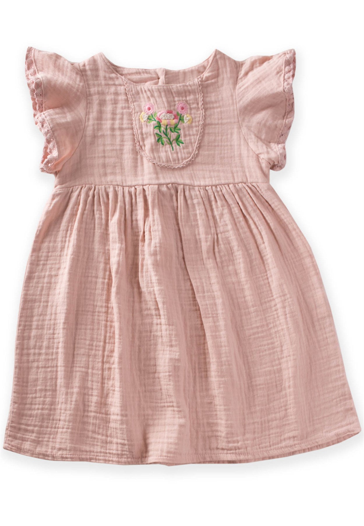 Blush Muslin Dress