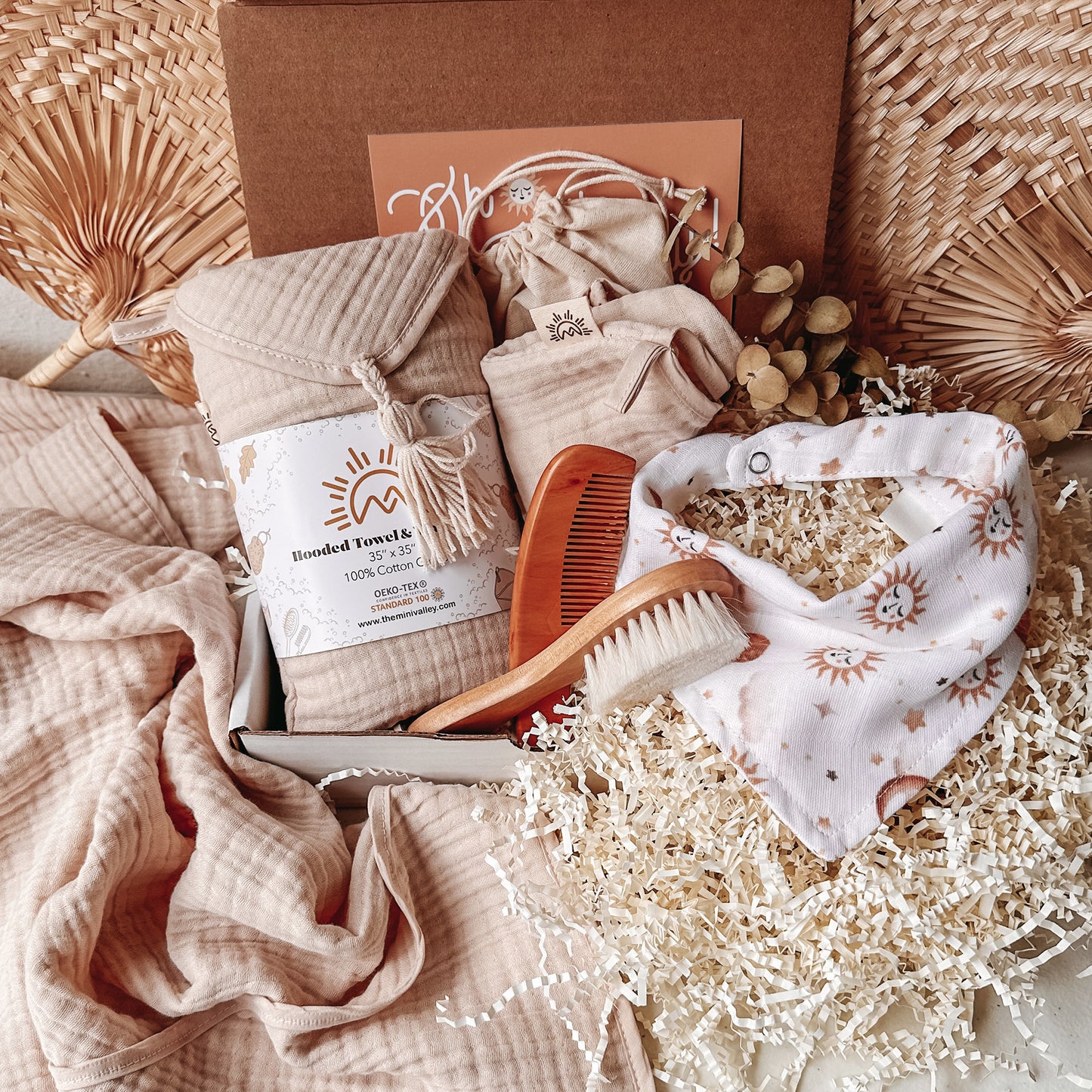 Muslin Hooded Towel Gift Set