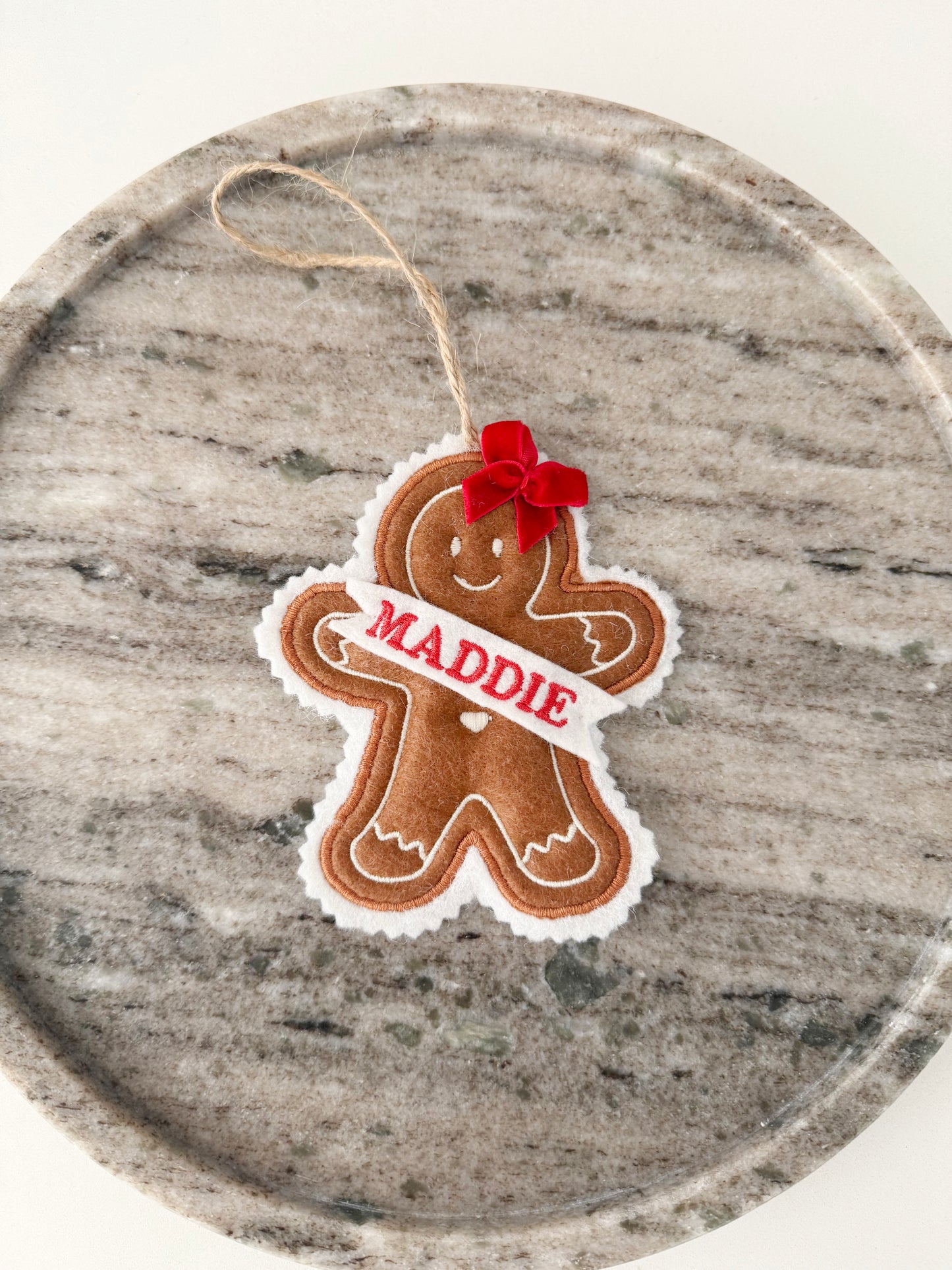 Personalized Gingerbread Ornaments