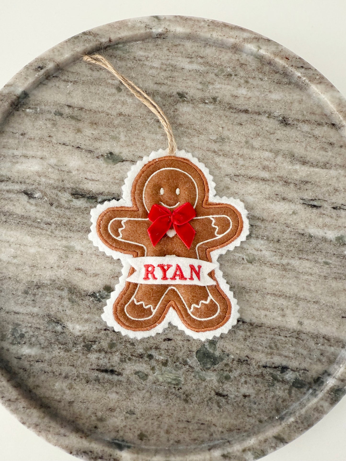 Personalized Gingerbread Ornaments