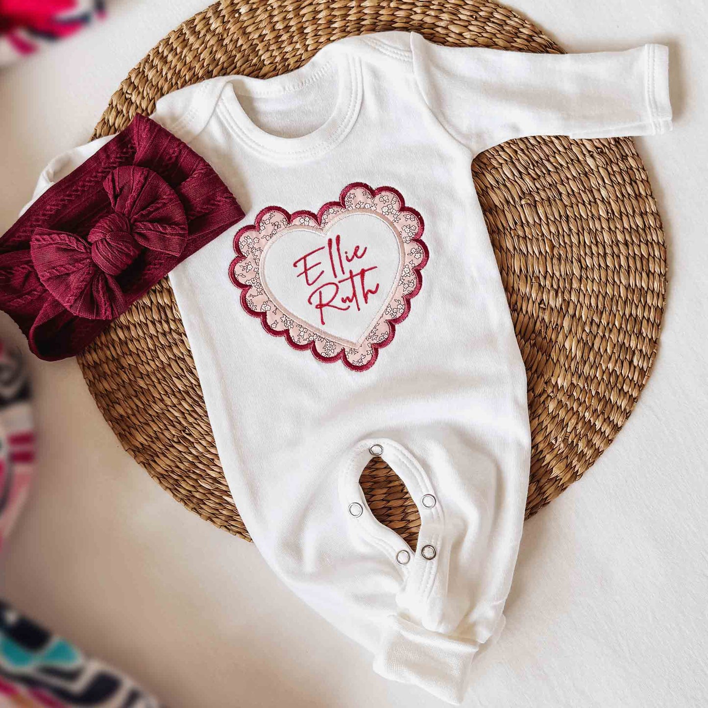 Personalized Valentines Romper