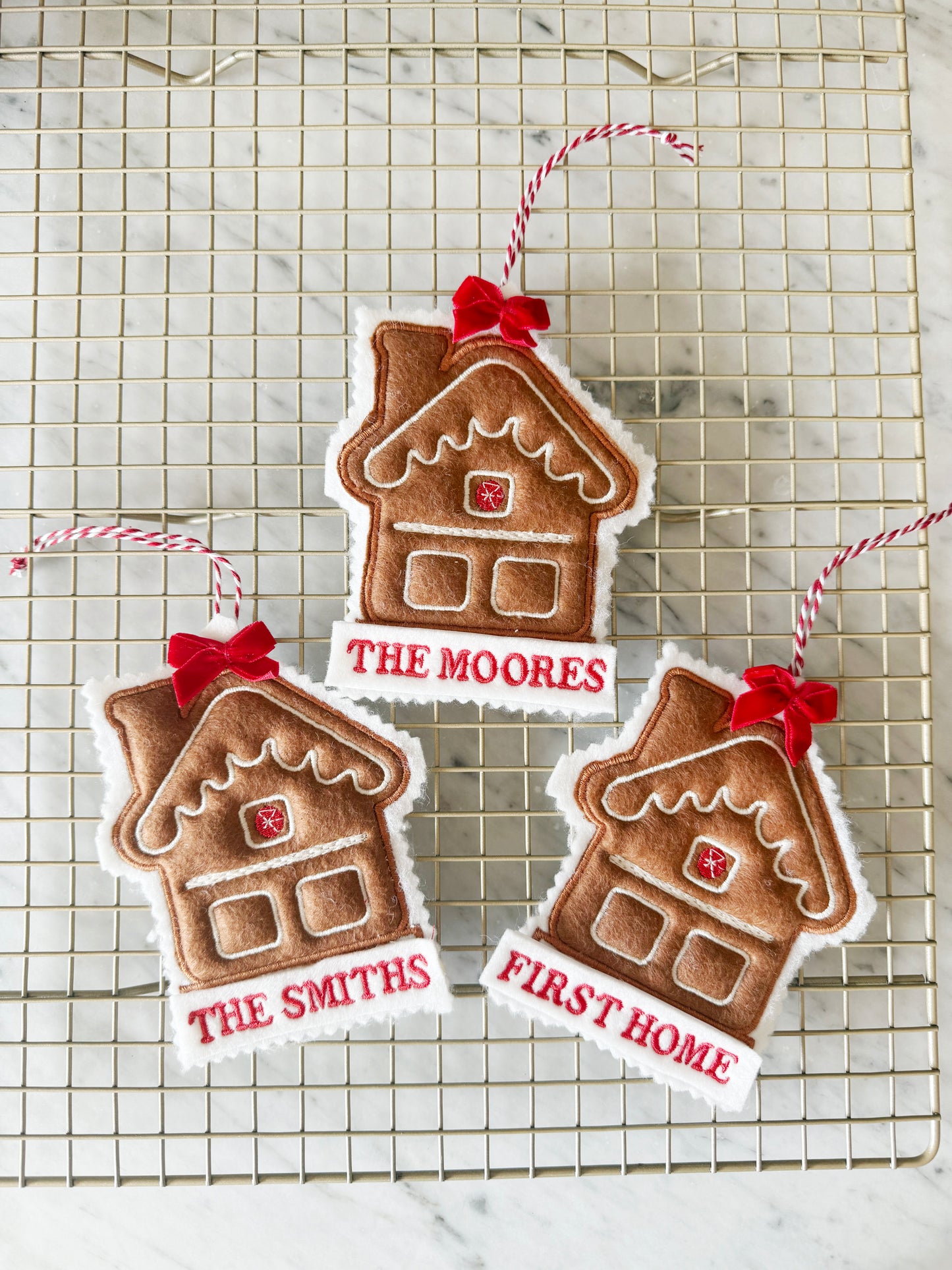 Personalized Gingerbread Ornaments