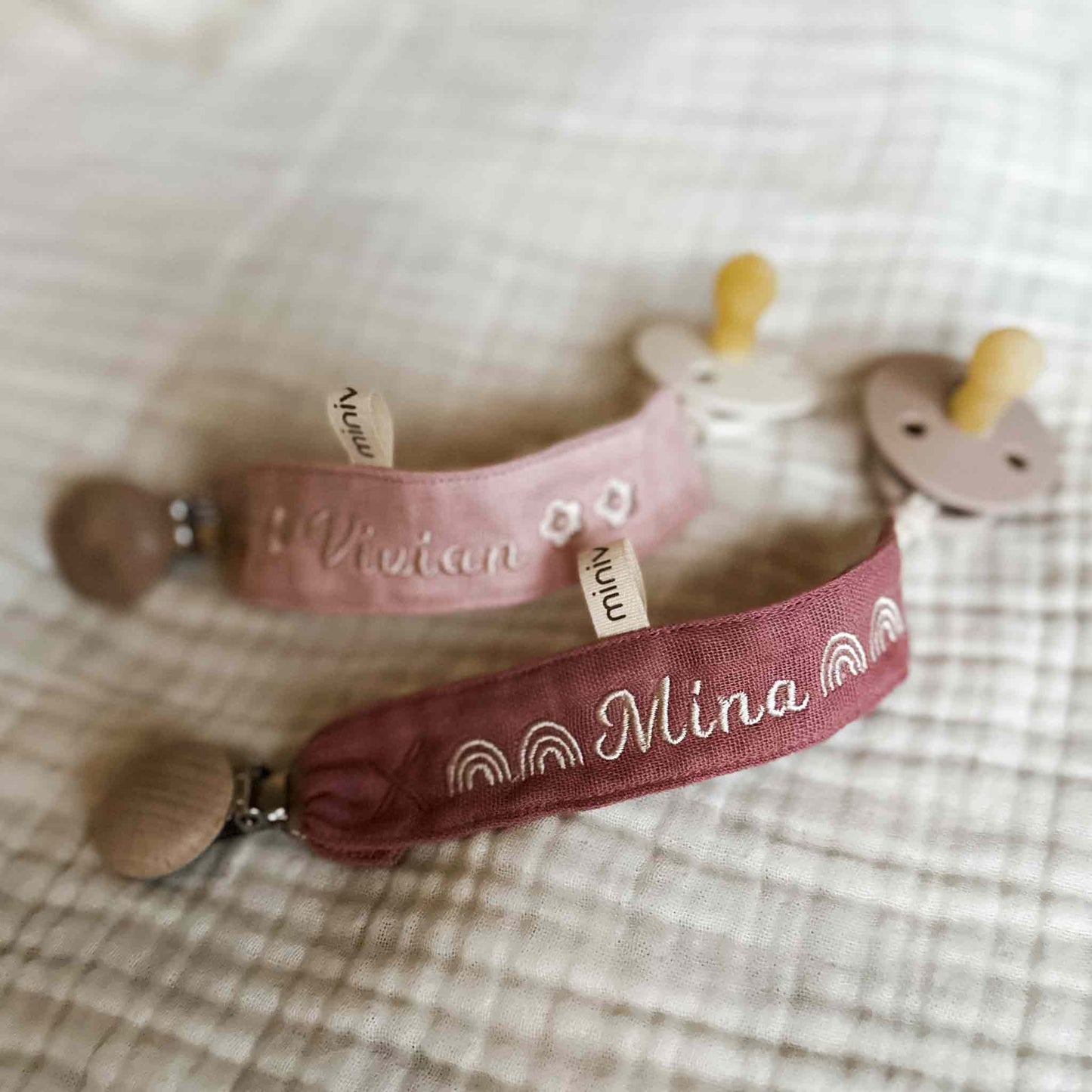 Personalized dummy clip- ADD NAME AT CHECKOUT NOTES