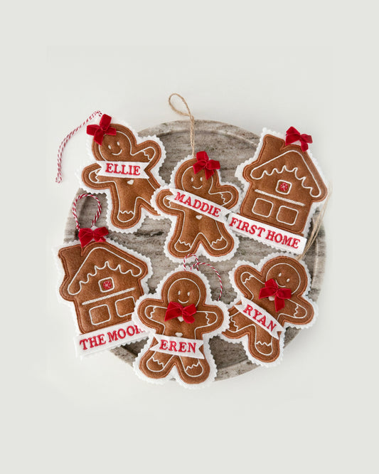 Personalized Gingerbread Ornaments