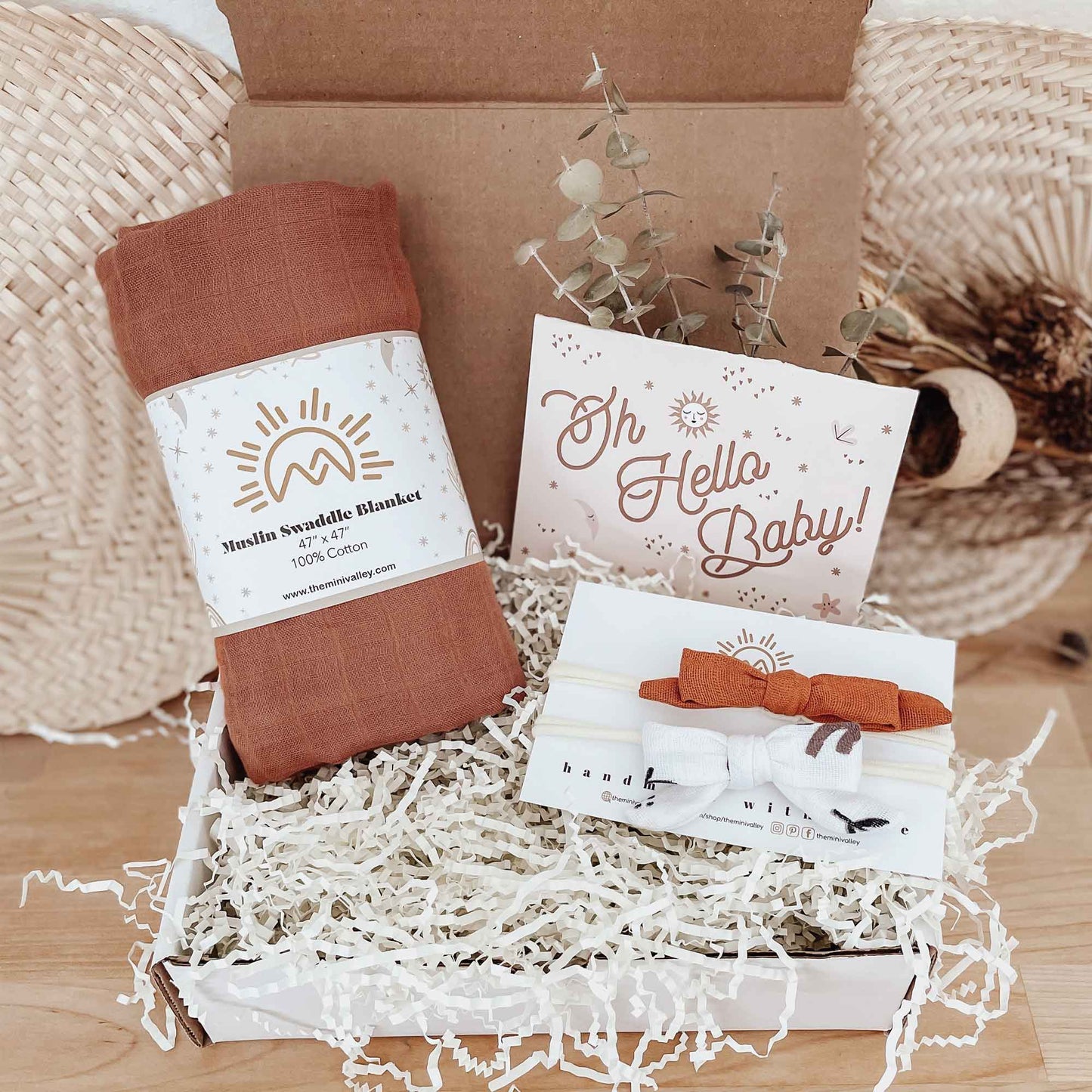 Cinnamon 2 Pieces Muslin Gift Box
